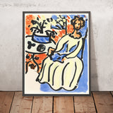 Marie-José en robe jaune (Marie-José in a Yellow Dress) by Henri Matisse, 1950