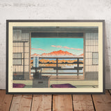 Morning at the Arayu Spa Hotel in Shiobara by Hasui Kawase, 1935
