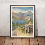 Póster de viaje de Annecy: Lac d’Annecy de Henri Ganier, 1890 