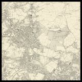 Mappa Antica Personalizzata di Smethwick 