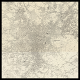 Personalised Old Map of Sheffield