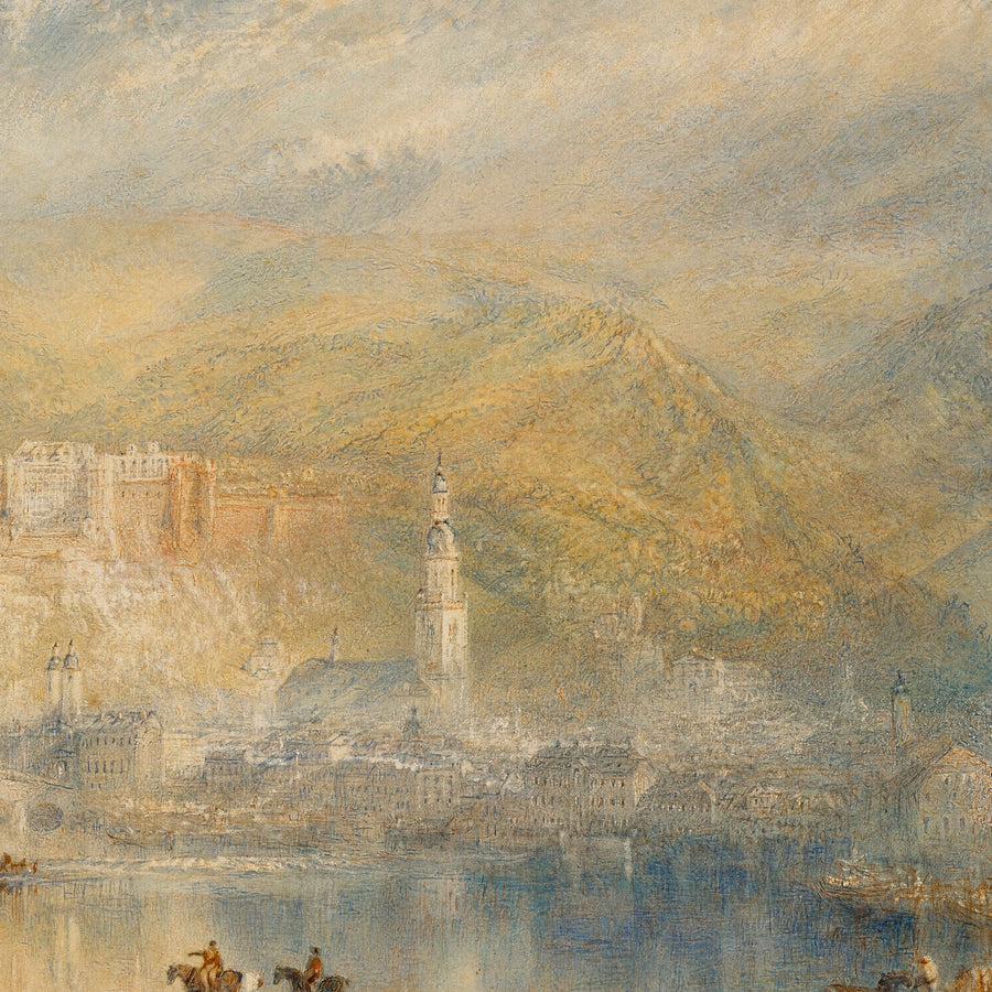 Heidelberg, with a Rainbow by Turner, 1840