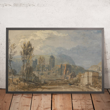 Ein gerahmtes Bild von Andernach von Turner, 1817