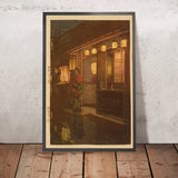 A Little Restaurant (at Night) by Yoshida Hiroshi, 1933