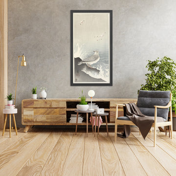 A framed image of 