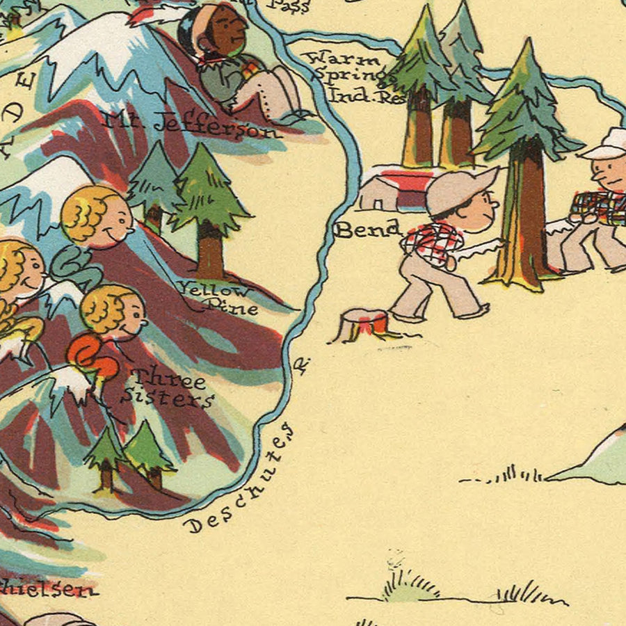 Mappa illustrata dell&