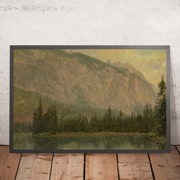A framed image of 