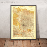Old Map of Pasadena, California by USGS, 1928 – San Marino, Altadena & San Gabriel Mountains