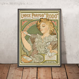 Lance Parfum Rodo by Alphonse Mucha, 1896