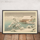 Schnee im Kiyosumi Park von Hasui Kawase 1935 