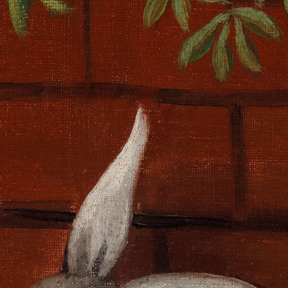 Le repas du lapin (Le Repas du lapin) d'Henri Rousseau, 1909