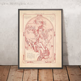 Máje by Alphonse Mucha, 1902
