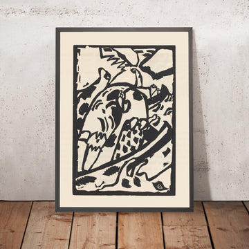 A framed image of 