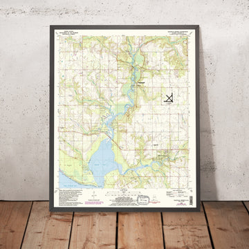 Map of Magnolia Springs, Alabama by USGS, 1980 – Weeks Bay & Bon Secour Bay