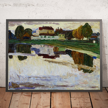 A framed image of 