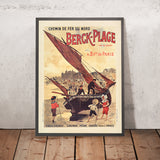 Berck-Plage Reiseplakat: Chemin de fer du Nord von Louis Tauzin, 1905 