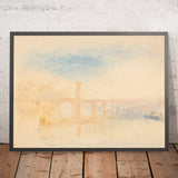 The Moselle Bridge, Coblenz by Turner, 1842