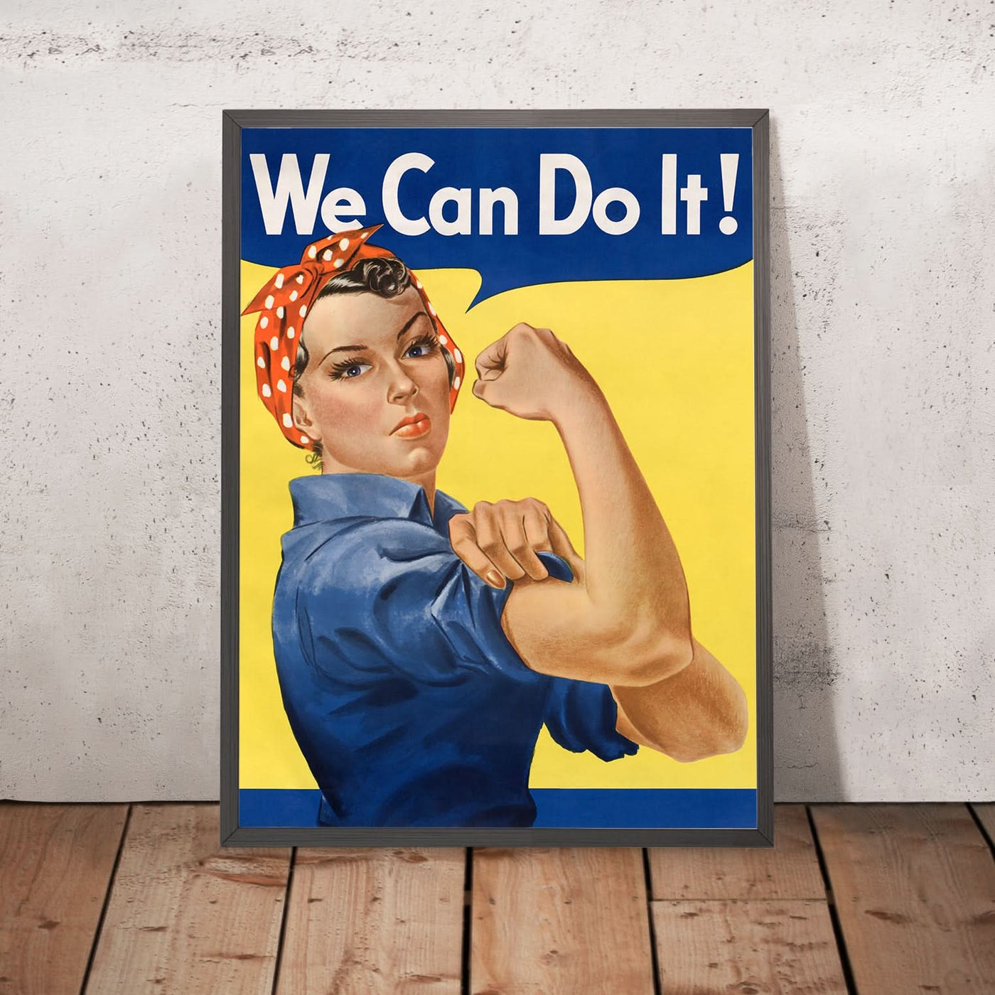 We Can Do It by J. Howard Miller, 1943: Rosie the Riveter