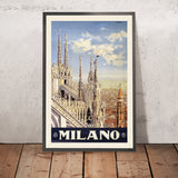 Reiseposter Mailand: Milano von Allessandro Pomi, 1920 