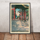 Meguro Fudo Temple by Hasui Kawase, 1935