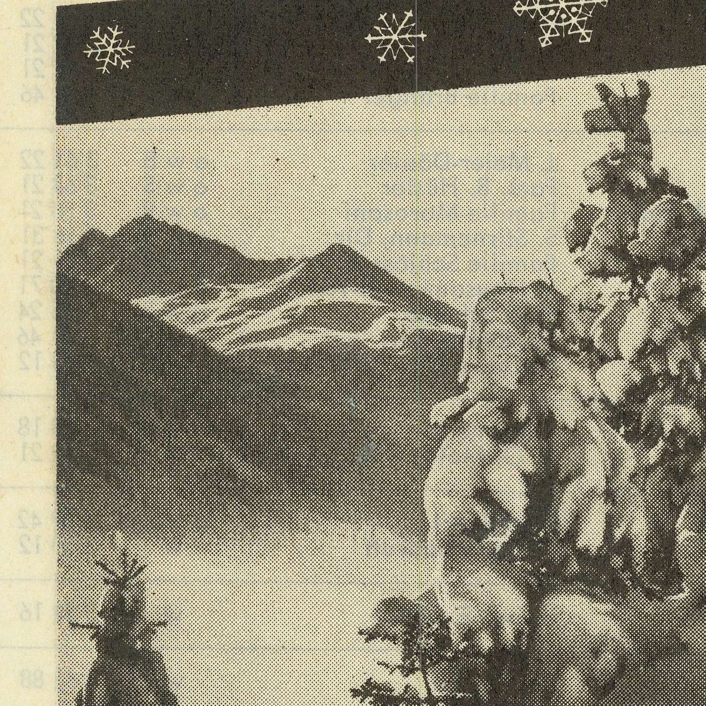 Old Ski Resort Map of Davos, 1959: Weissfluhjoch, Jakobshorn, Schatzalp, Klosters, Davos Platz