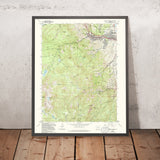 Old Map of Manitou Springs, Colorado by USGS, 1961 – Colorado Springs, Pikes Peak & Garden of the Gods