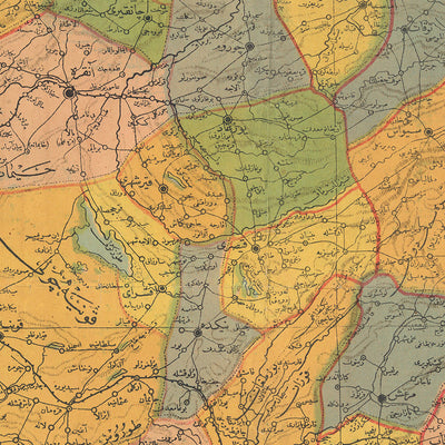 Early ‘'Ana Vatan' Map of Atatürk’s Republican Turkey, 1927
