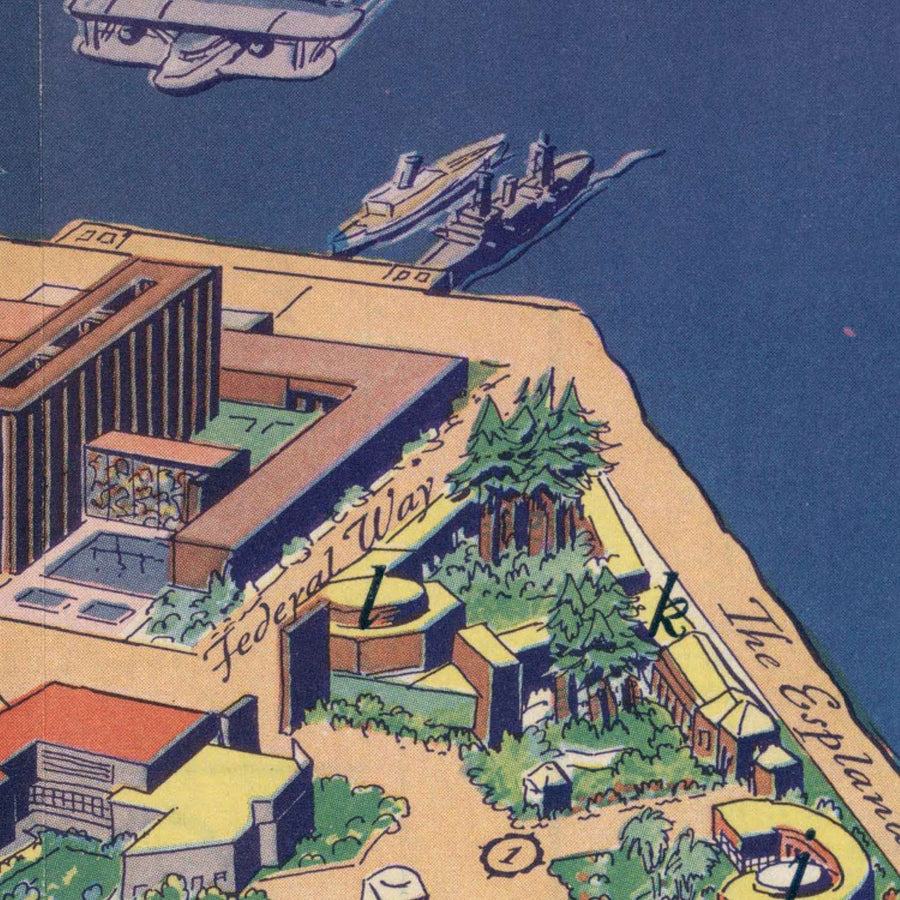 Mappa antica di Treasure Island e l&