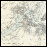 Mapa antiguo personalizado de Chatham 