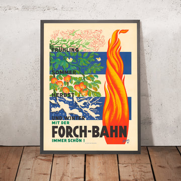 A framed image of 