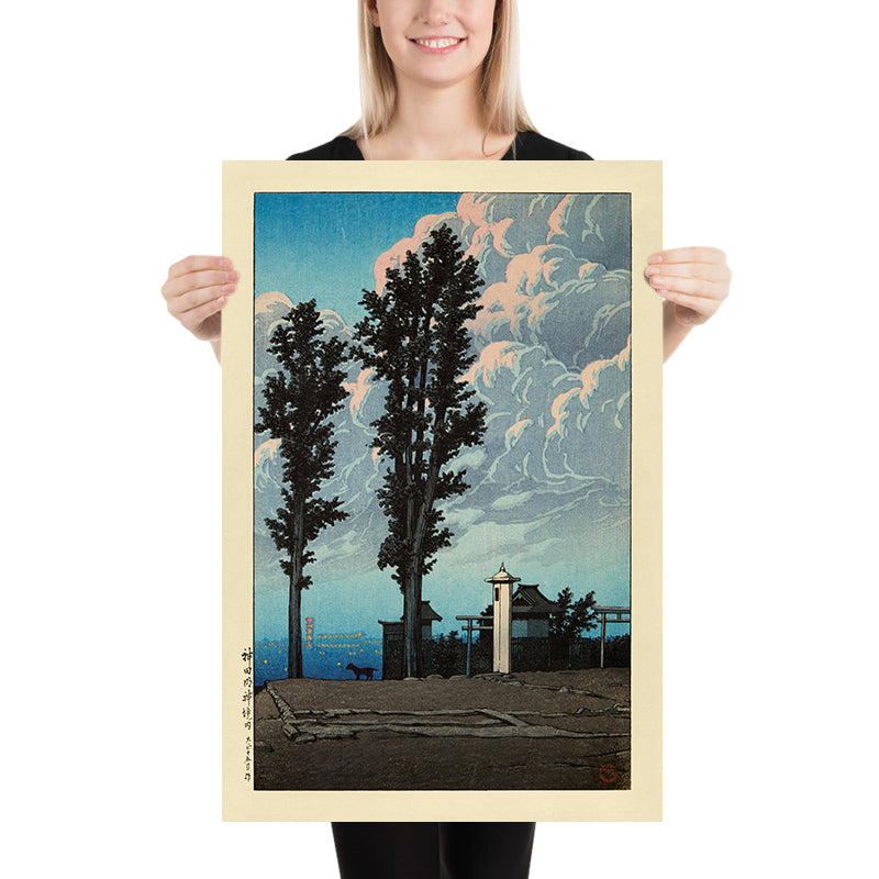 Sanctuaire Kanda Myojin par Hasui Kawase 1935 