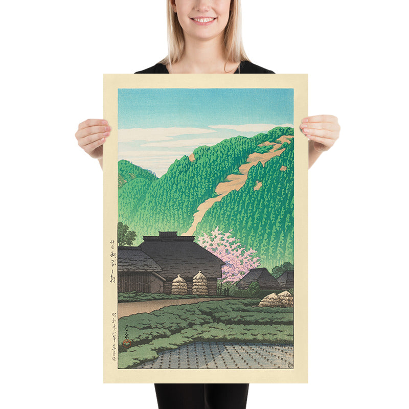 Morgen in Nishibira, Izu von Hasui Kawase, 1935 