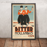 Bitter Hollandais Vintage Advertising Poster by L. Burghgraeve, 1932