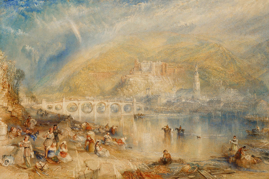 Heidelberg, with a Rainbow by Turner, 1840