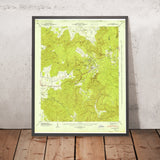 Old Map of Sewanee, Tennessee by USGS, 1946 – University of the South, Monteagle & Cowan