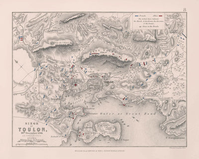 Siège de Toulon, 19 décembre 1793 par AK Johnston, 1793