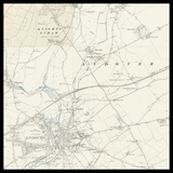 Mapa antiguo personalizado de Andover 