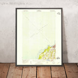 Old Map of Charlevoix, Michigan by USGS, 1954 – Lake Michigan, Round Lake & East Jordan