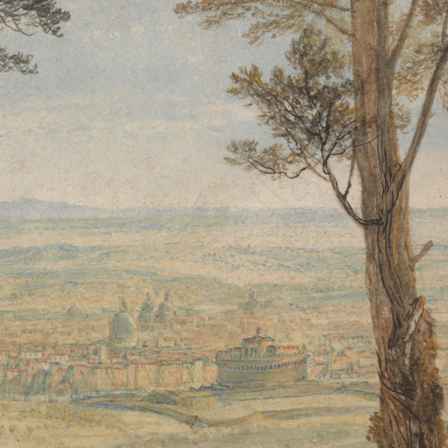 Rome from Monte Mario by Turner, 1818