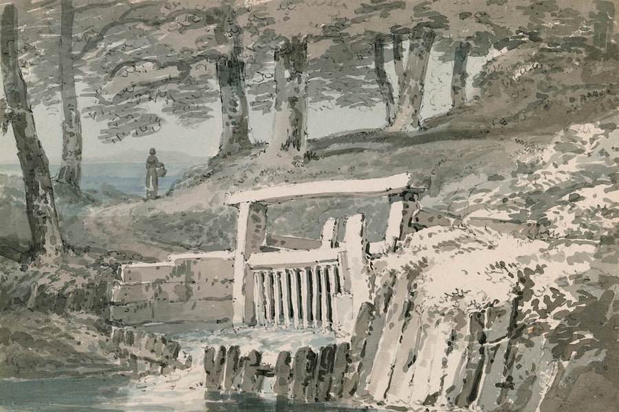 Sluice Gate, Netley Abbey, Hampshire by Turner 1794