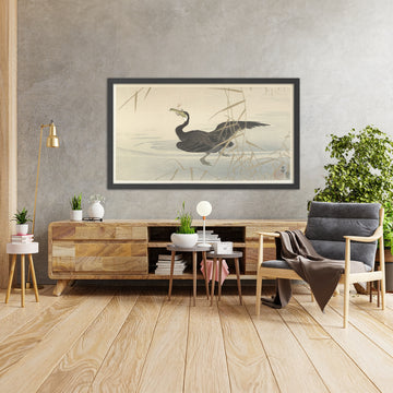 A framed image of 