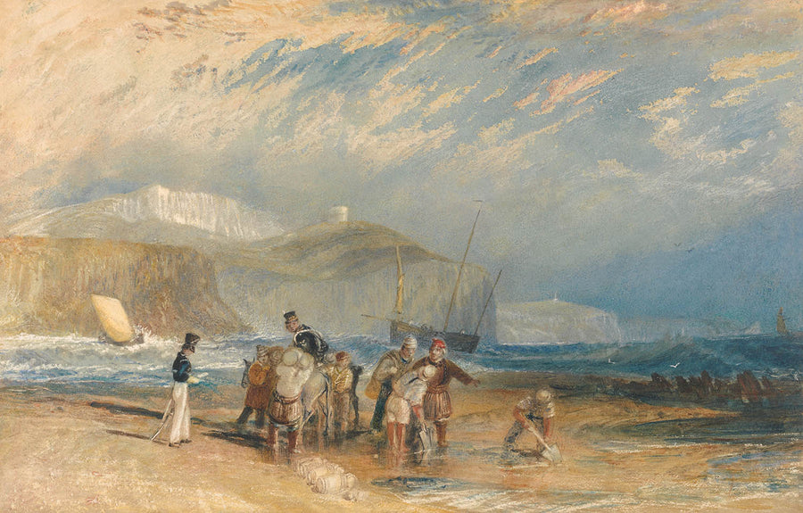 Folkestone Harbour e Costa di Turner, 1829 
