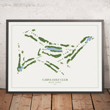 Carya Golf Club: Modern Golf Course Map