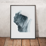 Wisconsin Topographic 3D Relief Map
