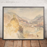Chatel Argent y el Valle de Aosta de Turner, 1836 