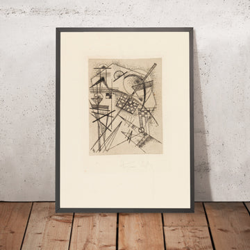 A framed image of 