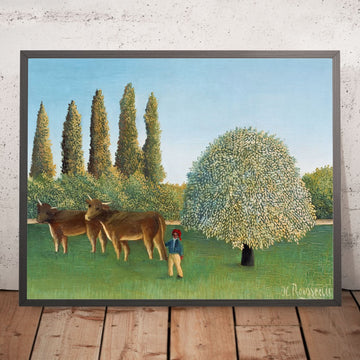 Pradera (La pradera) de Henri Rousseau, 1910