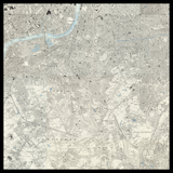 Mapa antiguo personalizado de Lambeth 
