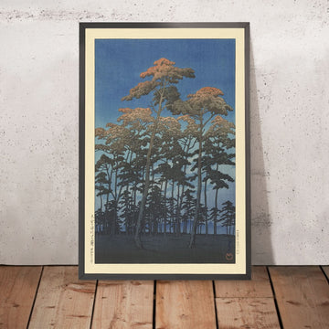 Parque Hikawa en Omiya por Hasui Kawase, 1930