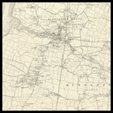Mapa antiguo personalizado de Weston-super-Mare 